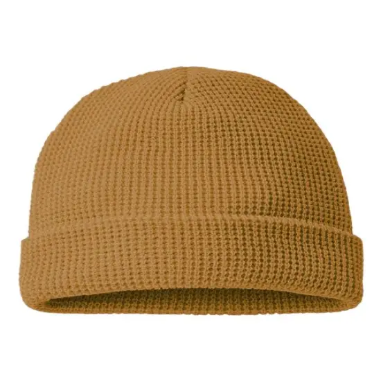 Richardson&reg; Waffle Cuffed Beanie Camel {1}