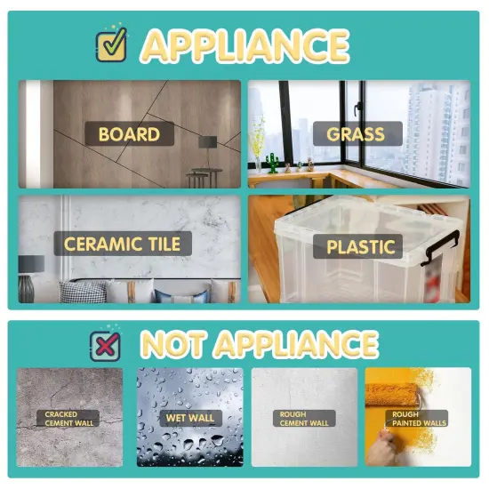 hitsuki Adhesive Poster Sticky Tack Putty Multipurpose Mounting Putty Tacky Putty, Sticky Putty Poster Ticky Tack Wall Putty for Hanging Things Pictures Reusable Removable,192 Pcs,Light Blue+White {3}