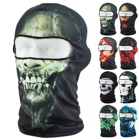 Kitcheniva Halloween 3D Balaclava Skull Ghosts Full Face Mask {2}