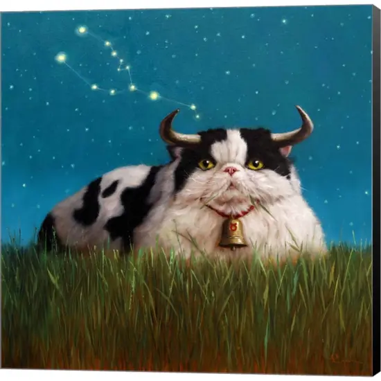 Taurus by Lucia Heffernan 12" x 12" Canvas Wall Art {1}