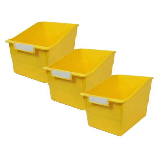 Tattle&reg; Wide Shelf File, Yellow, Pack of 3 {1}
