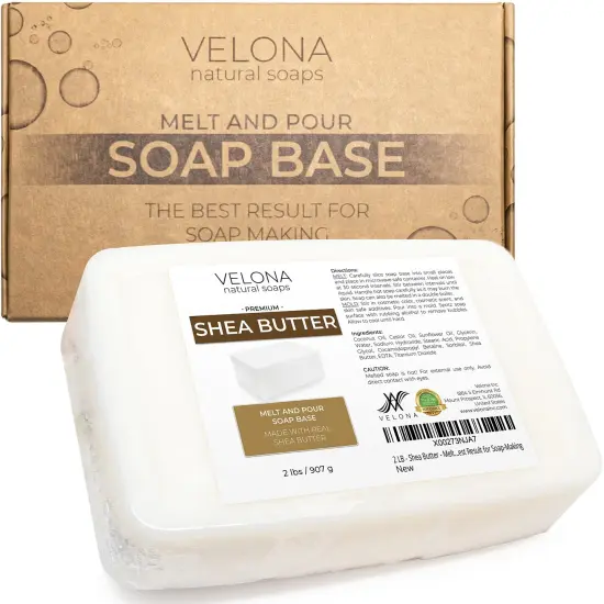 2 LB - Shea Butter - Melt and Pour Soap Base SLS/SLES free | Natural Bars for The Best Result for Soap-Making {2}