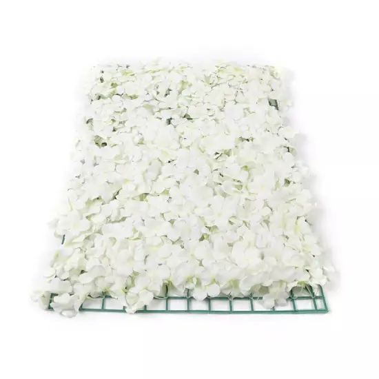 Kitcheniva White Artificial Flower Wall Silk Fabric {2}