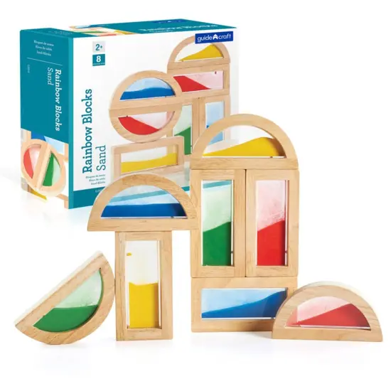Sand Rainbow Blocks, 8 Pieces {1}