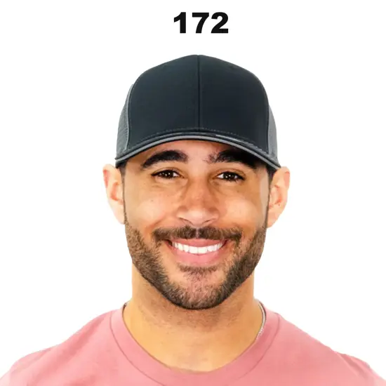 Richardson&reg; Pulse Sportmesh Flex Cap Navy/ White Split {3}