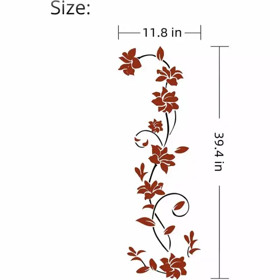 3D Rattan Flower Stickers {5}