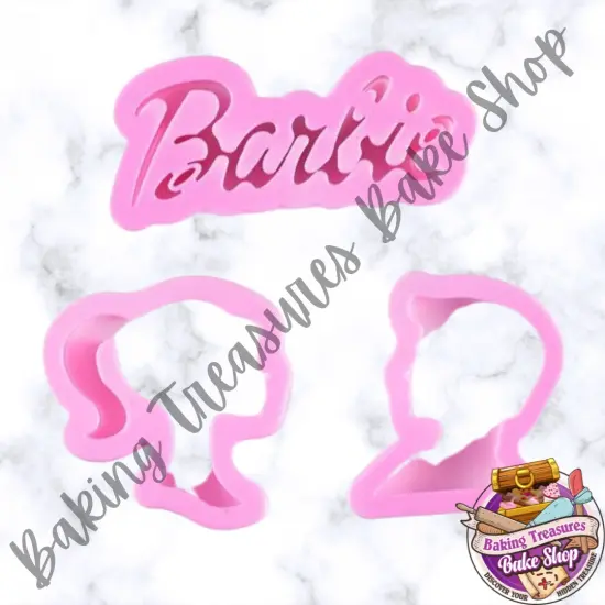 Babe & Ken 3 pcs Cookie Cutter Set {1}