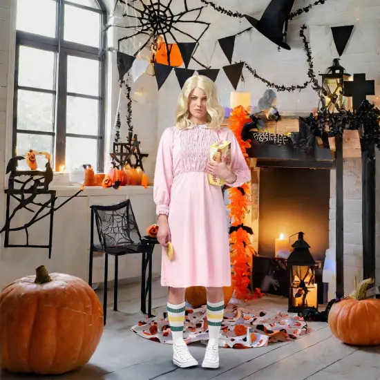 Strange Girl Women's Costume, Pink {3}