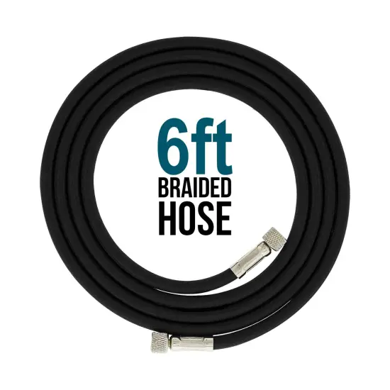 Cool Runner Professional High Performance Single-Piston Airbrush Air Compressor 3-Liter Tank, Holders, Regulator, Gauge, Water Trap Filter & Air Hose {5}