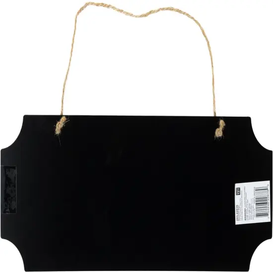 CousinDIY Notched Chalkboard Sign with Jute Hanger-5"X16" {3}