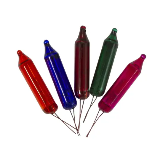 Northlight Mini Christmas Replacement Bulbs - 6 Volts - Multicolor - Pack of 5 {4}