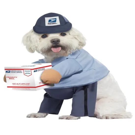 USPS Dog Mail Carrier Costume Medium {1}