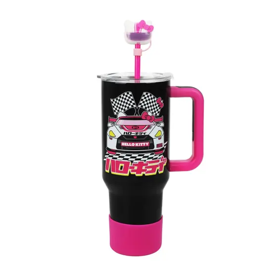 Hello Kitty Race Car 40oz Tumbler {1}