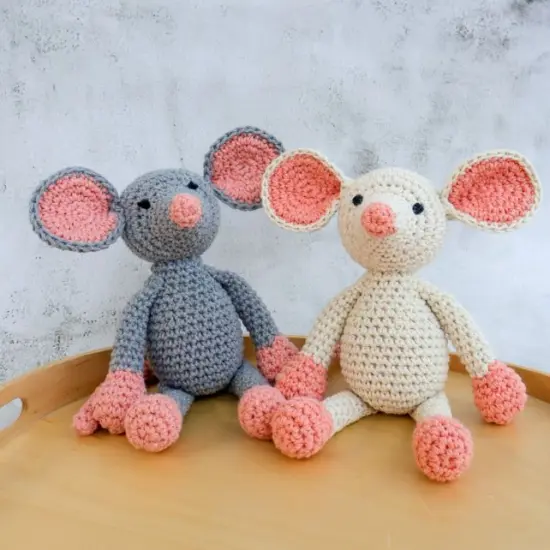 DIY Crochet Kit Monica Mouse PAK295 {2}