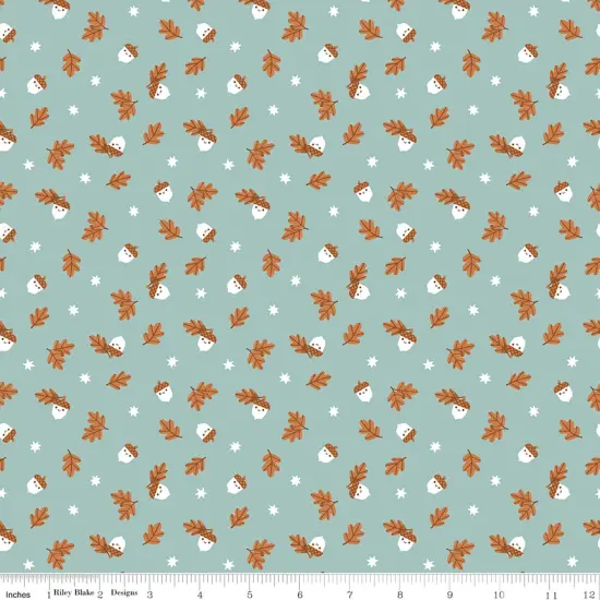 Happy Acorns in Songbird (c15365-songbird) | Twilight Creatures | Natalia Juan Abello | Riley Blake {1}