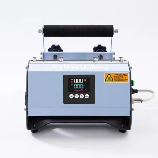 Craft Express Elite Pro Mug And Tumbler Heat Press 2-in-1-Light Blue {2}