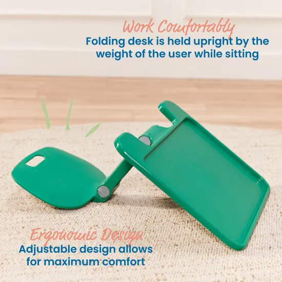 The Surf Folding Portable Lap Desk, Large, Flexible Seating Green {6}
