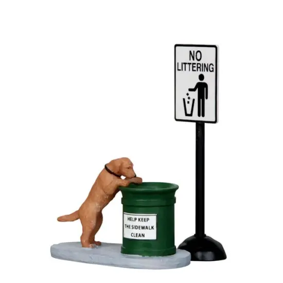 Lemax No Littering Set/2 {1}