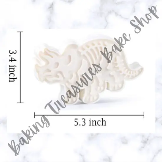 Dinosaur Cookies Cutter & Embosser Set {4}