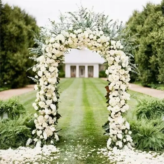 Decorative Metal Wedding ARCH 90" x 55" Wedding Party Decorations Supplies {4}