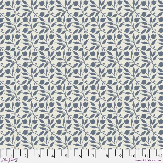 Rosehip Large in Slate (pwwm124.slate) | Red House | The Original Morris & Co | Free Spirit {1}
