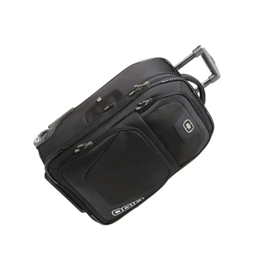 OGIO&reg; Kickstart Travel Bag Expandable Carry On with Skate Wheels Charcoal {5}