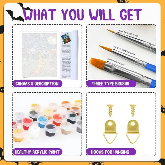 Witches Paint by Numbers Kit - 16x20 Inches {2}