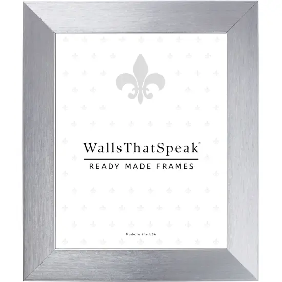 18x26 Picture Frame, Modern Aesthetics 150 1.5 Inch Polystyrene Moulding, Wall Display Frame for Art, Posters, or Photos by wallsthatspeak Silver {1}