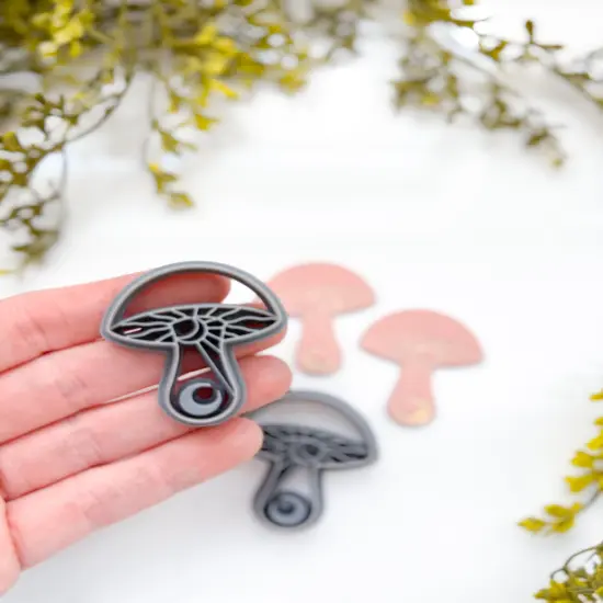 NIGHTSHADE MUSHROOM | ENCHANTED | CLAY CUTTERS {3}