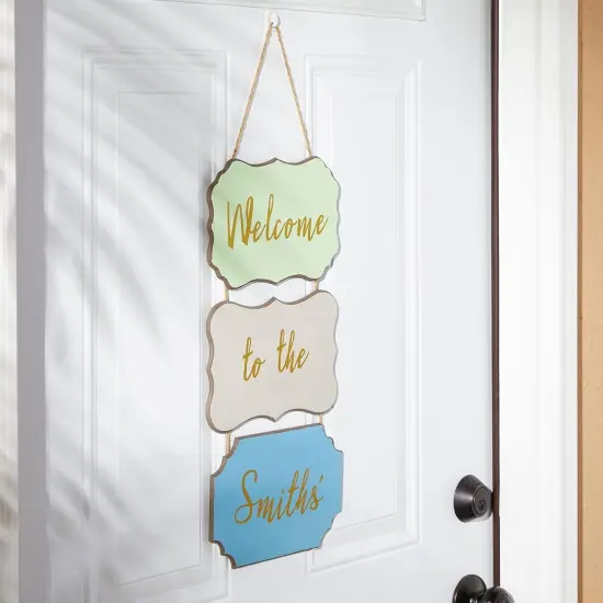 6-Pack of Unfinished MDF Hanging Wood Plaques {4}