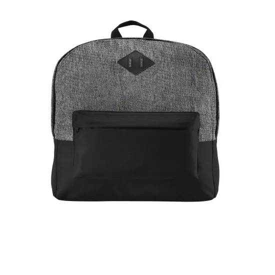 Port Authority&reg; Retro Backpack Hthr Grey/Blk {1}