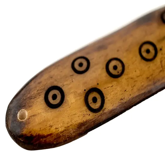 The Bead Chest Brown Bone Shaman Medicine Stick Pendant Ethiopia African Large Hole Handmade {4}