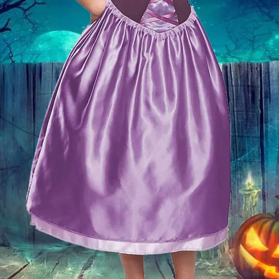 Rapunzel Day Dress Classic Costume for Girls Purple Princess Gown {3}