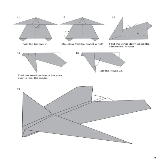Easy Aircraft Origami-Softcover {6}