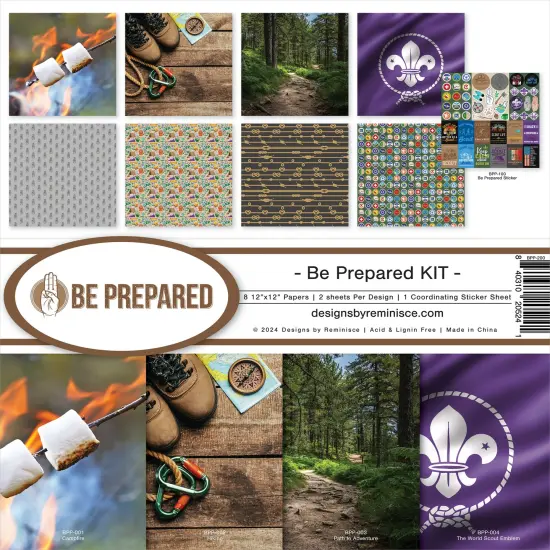 Reminisce Collection Kit 12"X12"-Be Prepared {1}