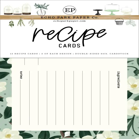 Echo Park Recipe Cards-Home Again {2}