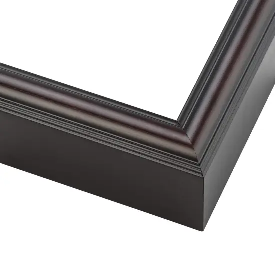 Square Shadow Box 1.75" Deep Brown Frame - UV Acrylic, Backing, Hanging Hardware {2}