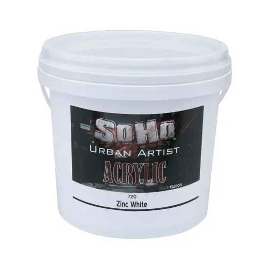 SoHo Urban Artist Heavy Body Acrylic Paint - 1 Gallon - Thick, Rich Color, Excellent Coverage, Professional Quality - Artists Acrylic Paint {2}