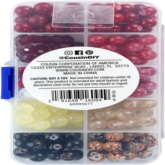 CousinDIY Mosaic Bracelet Kit-Burning Red {3}