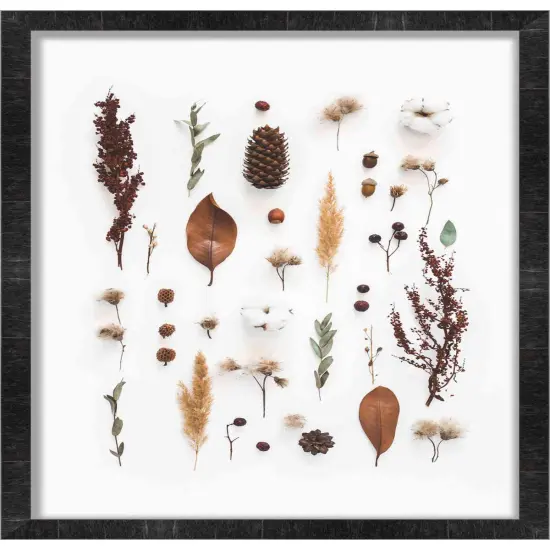 Panoramic Modern Shadow Box 1" Depth Black Frame - UV Acrylic, Backing, Hanging Hardware {1}