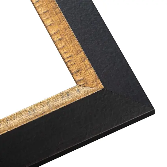 Square Embellished Brown Picture Frame - UV Acrylic, Foam Board Backing, Hanging Hardware {3}