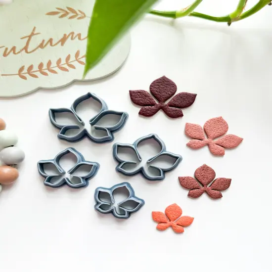 CHESTNUT LEAF | FALL CLAY CUTTERS {3}