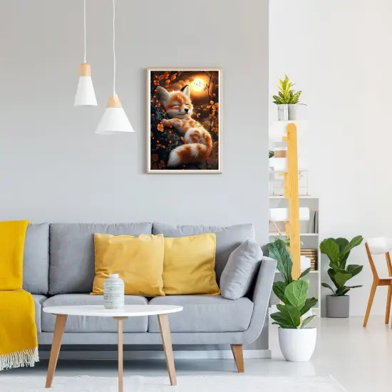 DIY 5D Cute Fox Diamond Painting Kits for Adults {2}