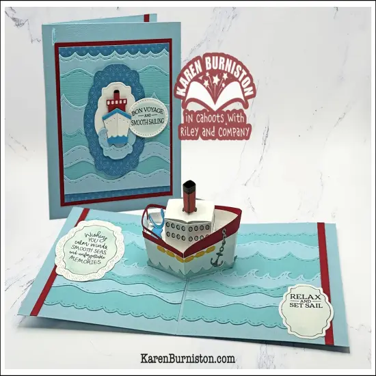 Karen Burniston Clear Stamps 3"x4"-Cruise Greetings {4}