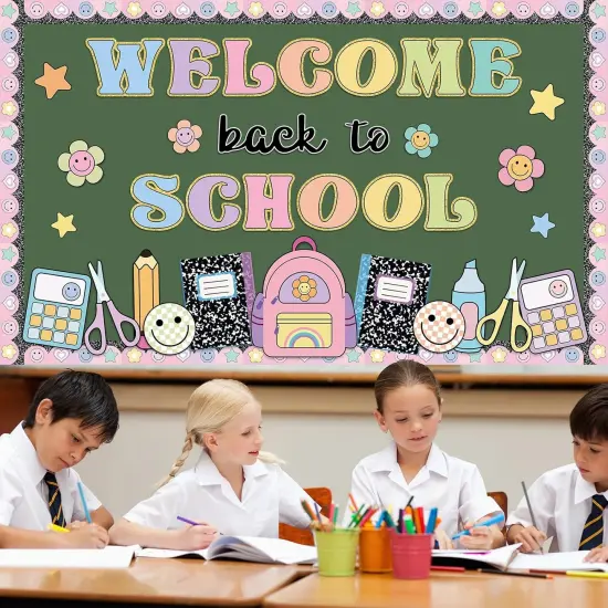 Welcome Back to School Bulletin Board Set {4}