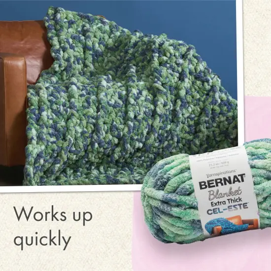 Bernat Blanket Extra Thick Cel-Este 12 pack-Comet Gold {6}