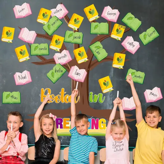 Reading Tree Bulletin Board - 55PCS {4}