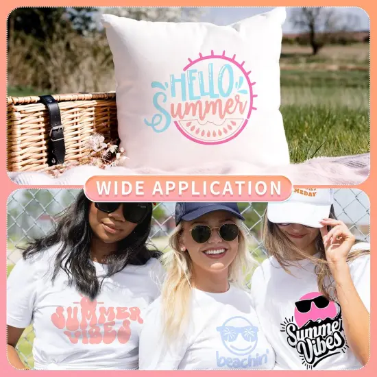 12 Sheets UV Color Changing Heat Transfer Vinyl {5}