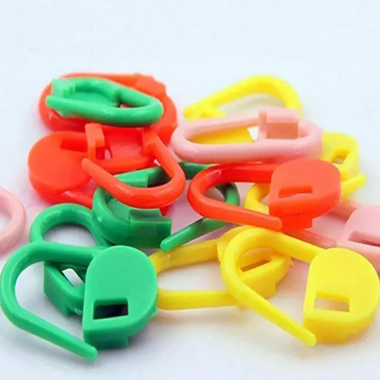 100PC Mix Color Knitting Stitch Counter Crochet {5}