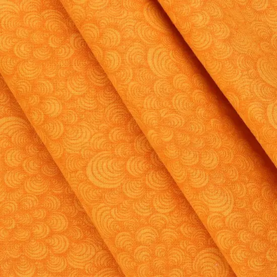 Mook Fabrics Swirly Flannel Fabric [108 in. Wide] - By The Yard Burnt Orange {2}